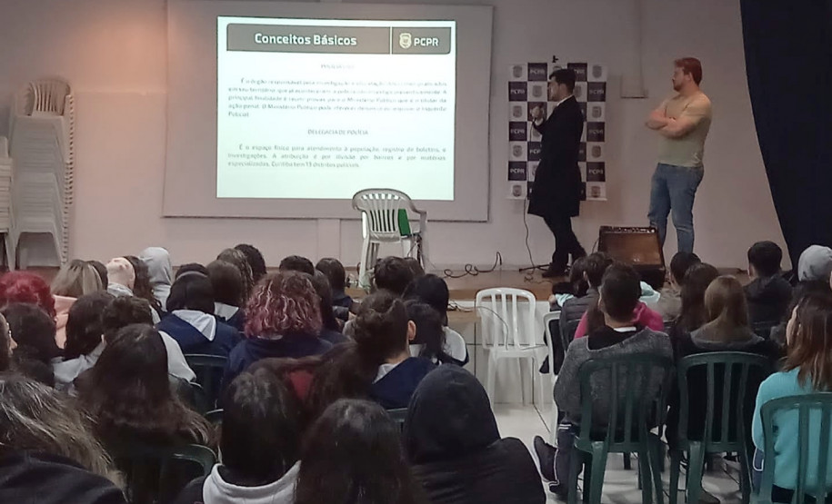 PCPR realiza palestras educativas em Curitiba e interior do Estado