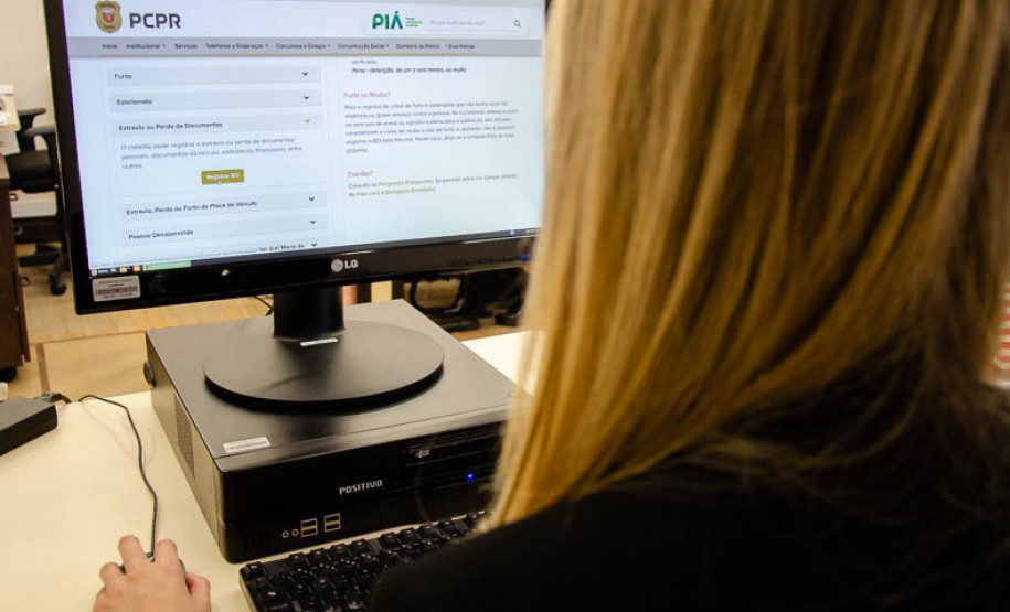 PCPR orienta como registrar boletim de ocorrência online por extravio ou perda de documentos