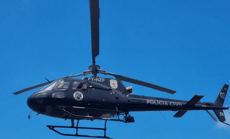 PCPR realiza voos especializados de polícia judiciária na Costa Noroeste durante Verão Maior Paraná
