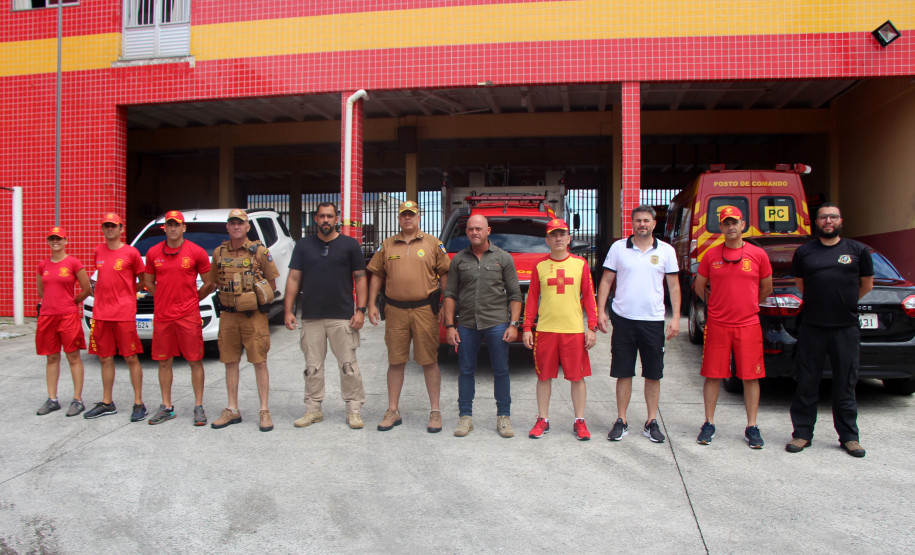 Secretário da Segurança Pública vistoria unidades das forças estaduais no Litoral