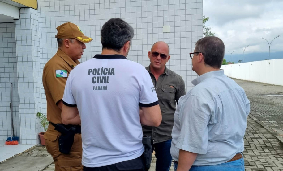 Secretário da Segurança Pública vistoria unidades das forças estaduais no Litoral