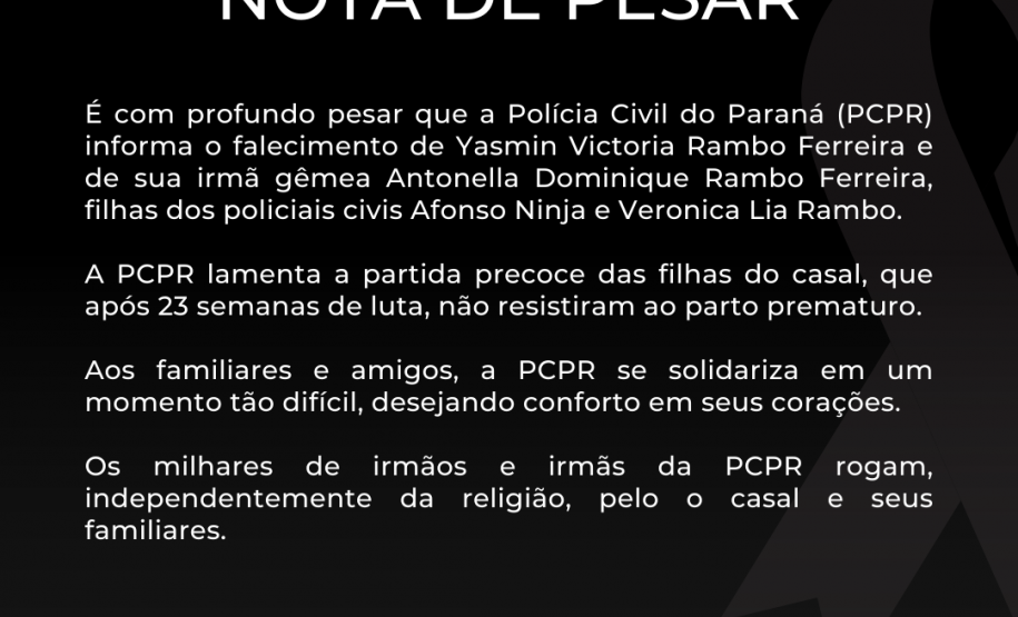 Nota de pesar