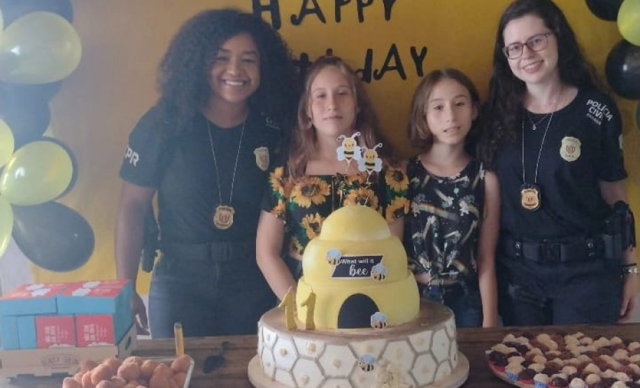 PCPR participa de aniversário de menina em Mallet