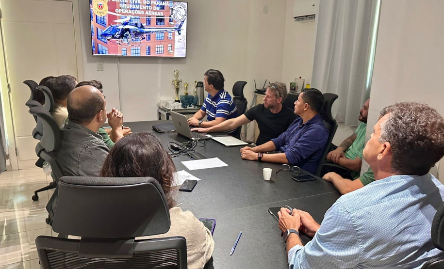 PCPR presta apoio em implementação de serviço aéreo policial em Roraima