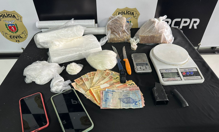 PCPR prende homens e apreende drogas em Umuarama