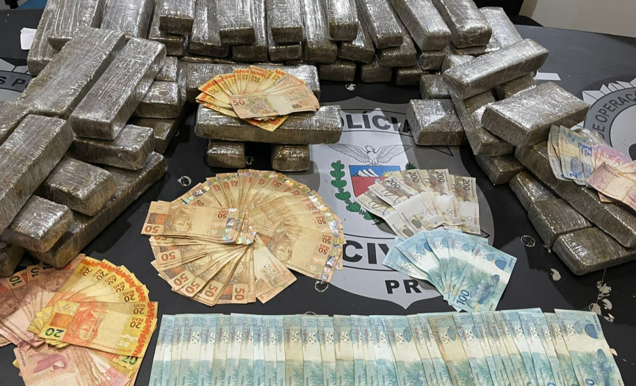 PCPR prende duas pessoas em flagrante por tráfico de drogas na Capital