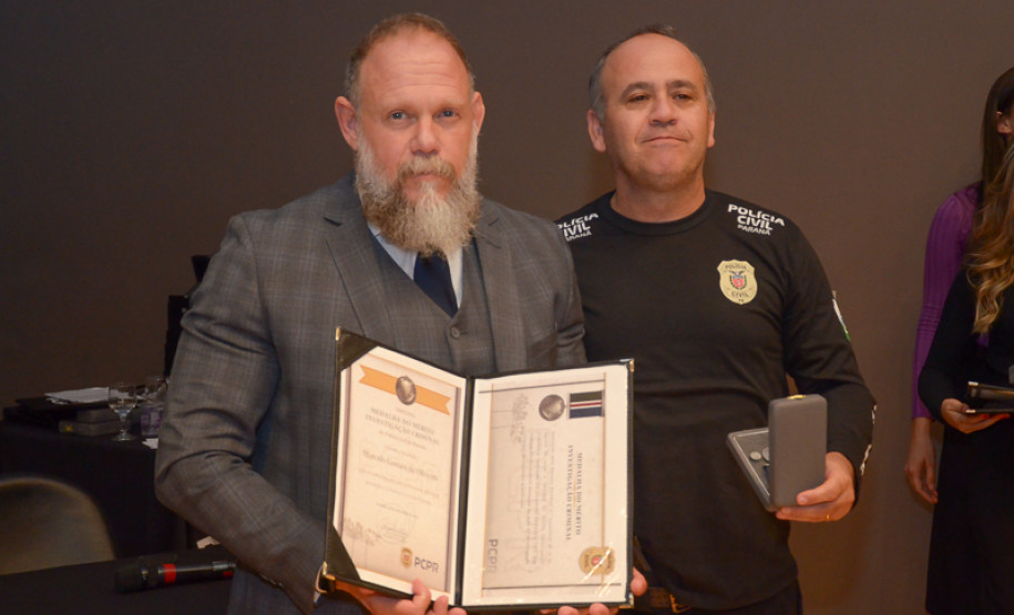 Duas operações da PCPR recebem homenagens de Mérito de Investigação Criminal