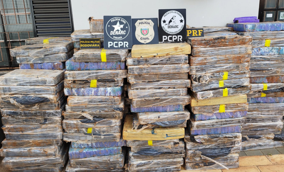 PCPR, PCSC e PRF apreendem 70 quilos de drogas em Santa Catarina