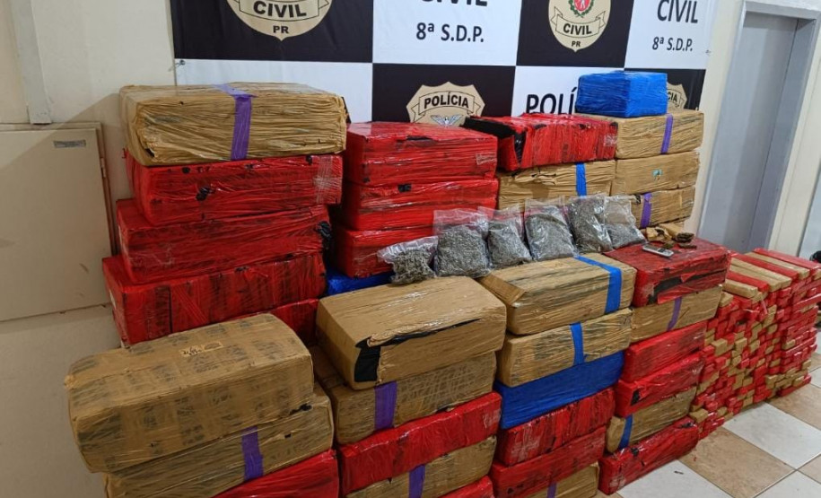 PCPR prende homem e apreende dois quilos de maconha em Amaporã