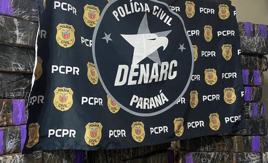PCPR prende homem por tráfico de drogas e apreende 558 quilos de maconha em Cascavel