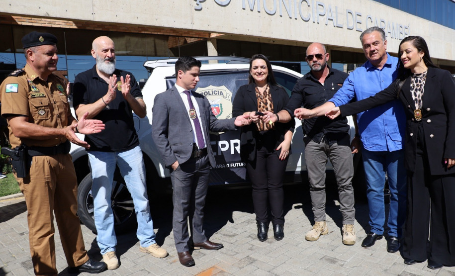 PCPR recebe viaturas na região dos Campos Gerais do Paraná