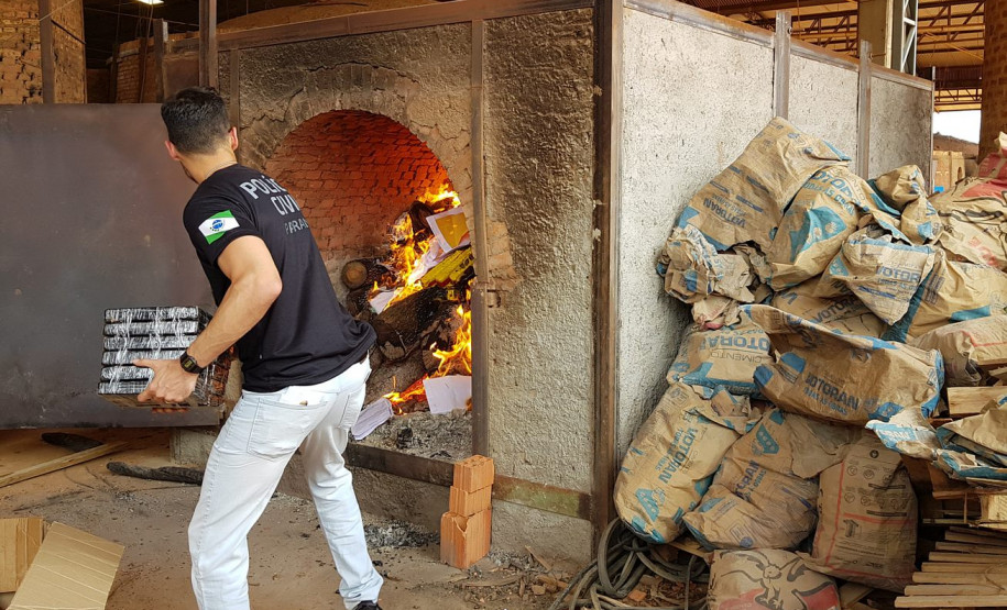 PCPR incinera 2,5 toneladas de drogas