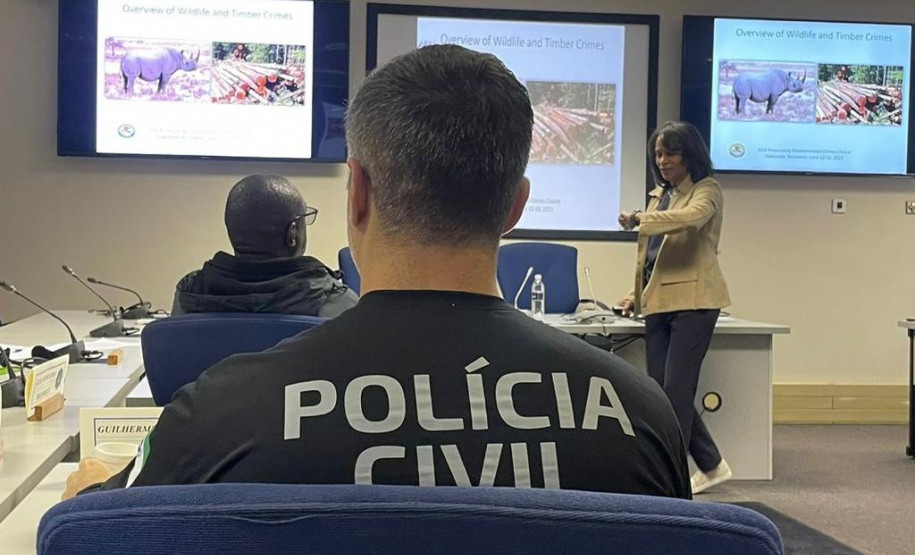 Delegado da PCPR participa de curso de Processamento de Crimes Ambientais em Botswana