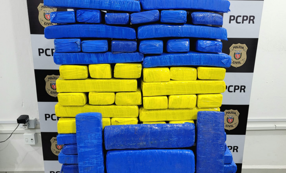 PCPR prende quatro pessoas e apreende 63 quilos de maconha em Maringá