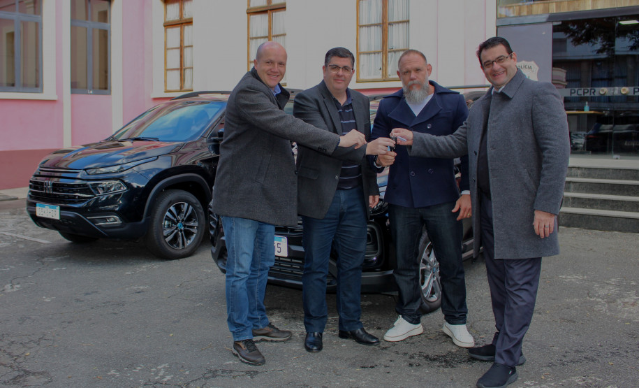 PCPR recebe novas viaturas para a capital e interior