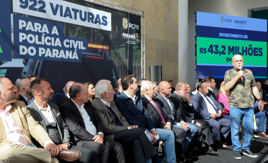 Com 922 novas viaturas, Polícia Civil do Paraná terá maior renovação de frota da história