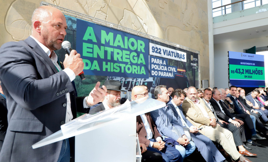 Com 922 novas viaturas, Polícia Civil do Paraná terá maior renovação de frota da história