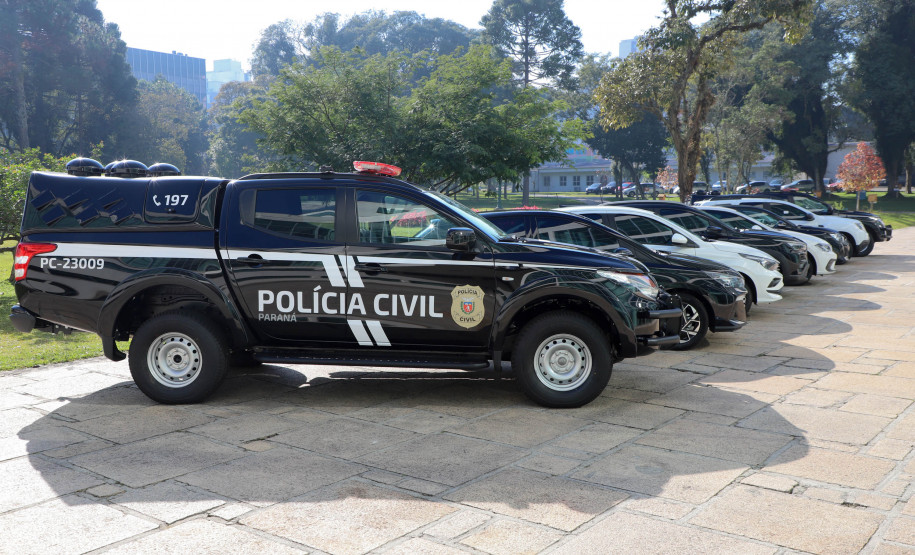 Com 922 novas viaturas, Polícia Civil do Paraná terá maior renovação de frota da história