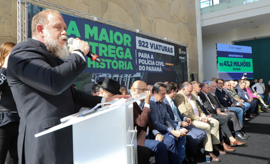 Com 922 novas viaturas, Polícia Civil do Paraná terá maior renovação de frota da história