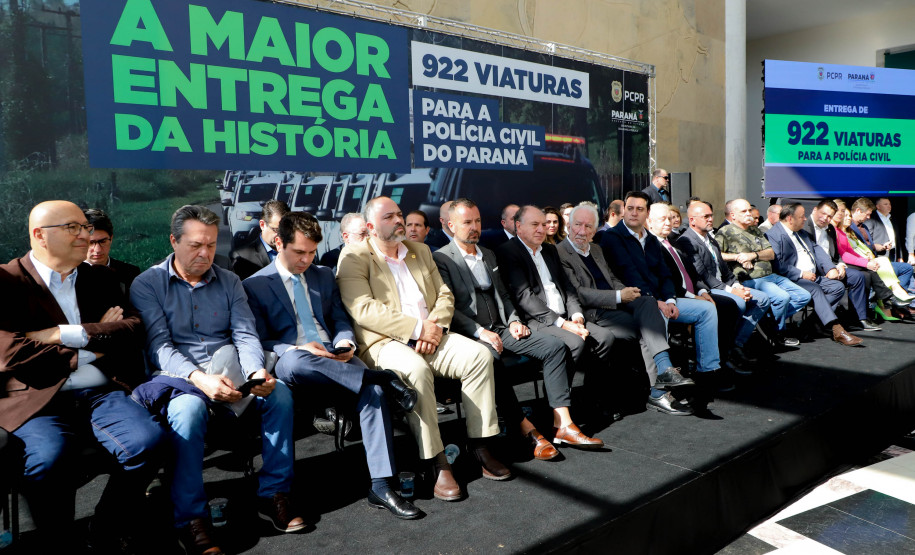 Com 922 novas viaturas, Polícia Civil do Paraná terá maior renovação de frota da história