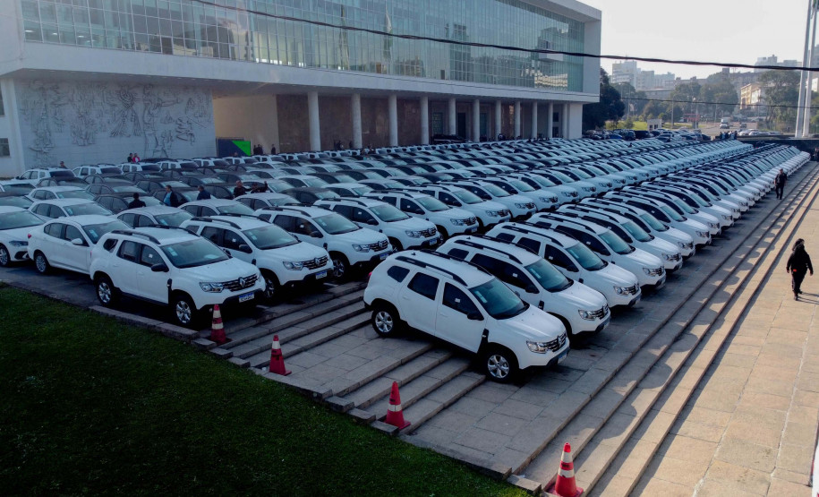 Com 922 novas viaturas, Polícia Civil do Paraná terá maior renovação de frota da história