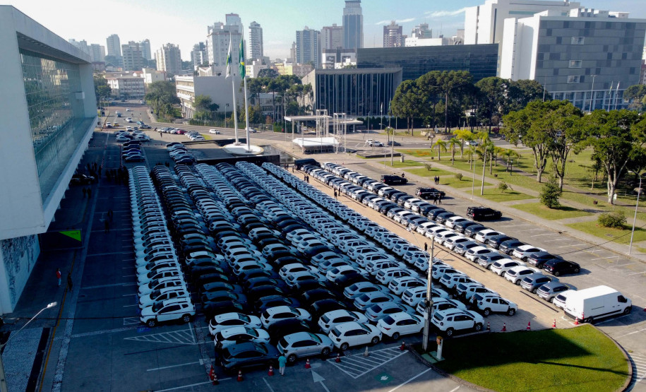 Com 922 novas viaturas, Polícia Civil do Paraná terá maior renovação de frota da história