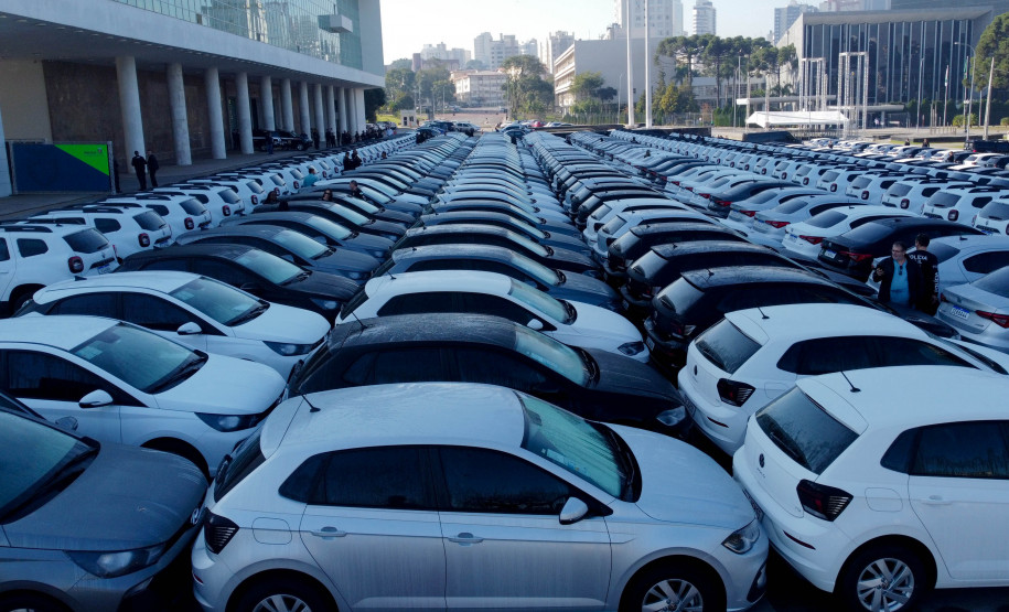 Com 922 novas viaturas, Polícia Civil do Paraná terá maior renovação de frota da história