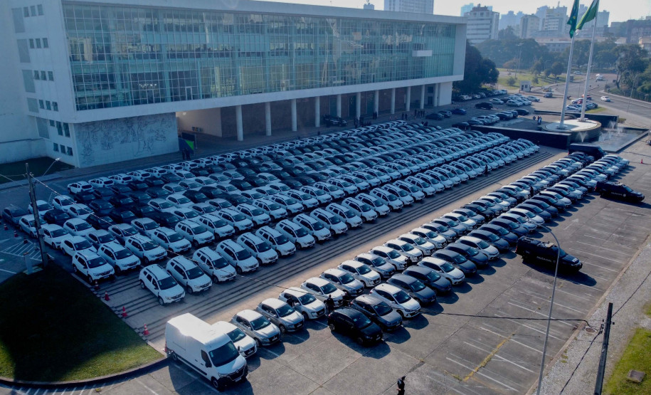 Com 922 novas viaturas, Polícia Civil do Paraná terá maior renovação de frota da história