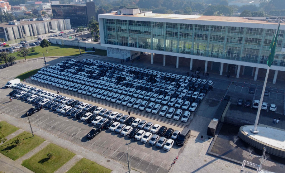 Com 922 novas viaturas, Polícia Civil do Paraná terá maior renovação de frota da história