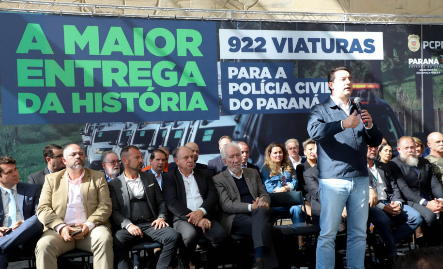 Com 922 novas viaturas, Polícia Civil do Paraná terá maior renovação de frota da história