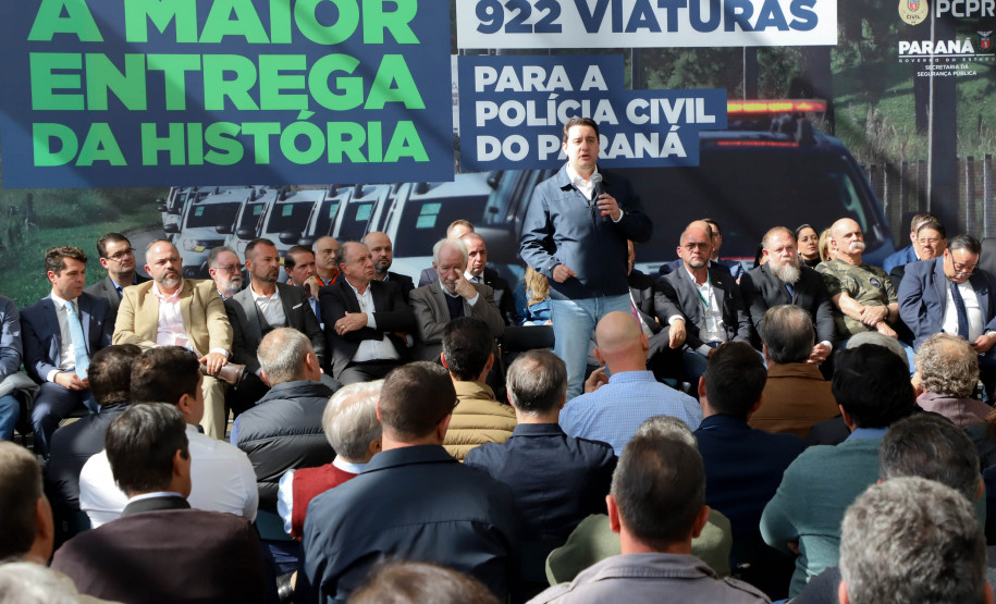 Com 922 novas viaturas, Polícia Civil do Paraná terá maior renovação de frota da história