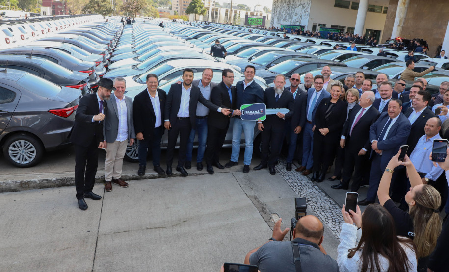 Com 922 novas viaturas, Polícia Civil do Paraná terá maior renovação de frota da história