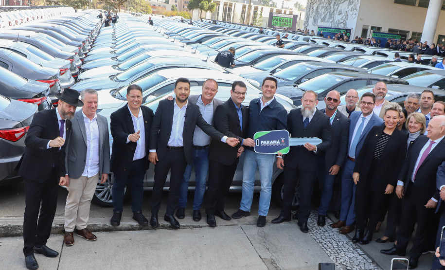 Com 922 novas viaturas, Polícia Civil do Paraná terá maior renovação de frota da história