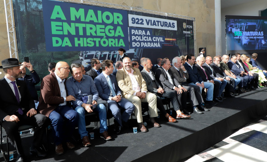 Com 922 novas viaturas, Polícia Civil do Paraná terá maior renovação de frota da história