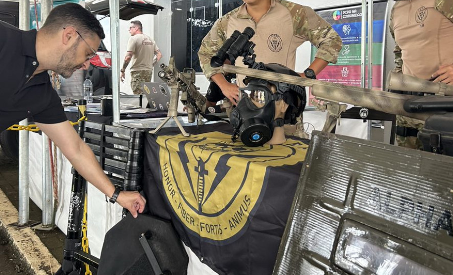PCPR na Comunidade realiza exposição em shopping de Foz do Iguaçu