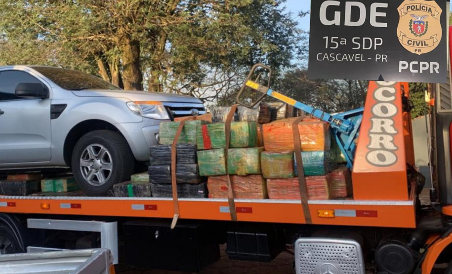 PCPR apreende 3,4 toneladas de maconha em Cascavel
