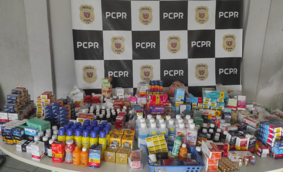 PCPR prende dois homens em flagrante por adulteração de produtos medicinais em Piraquara