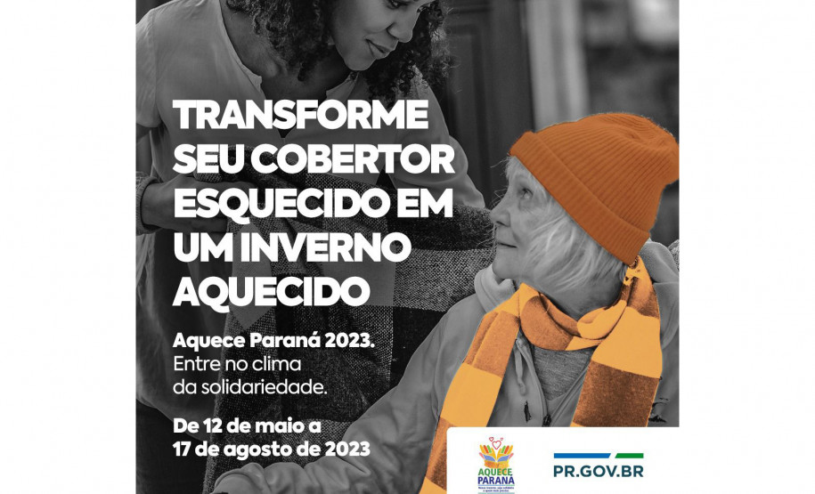 PCPR participa da quarta edição da campanha Aquece Paraná 2023