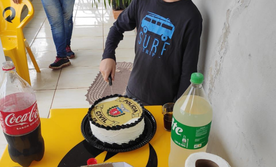 PCPR participa de aniversario de menino em Francisco Beltrão
