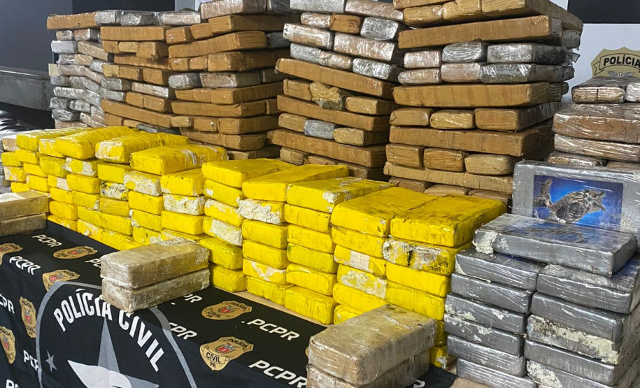 PCPR apreende mais de 300 quilos de drogas em Cascavel