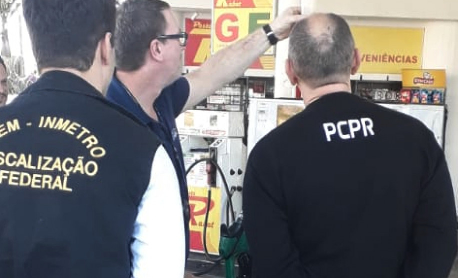 PCPR e Ipem realizam fiscalização em postos de combustíveis