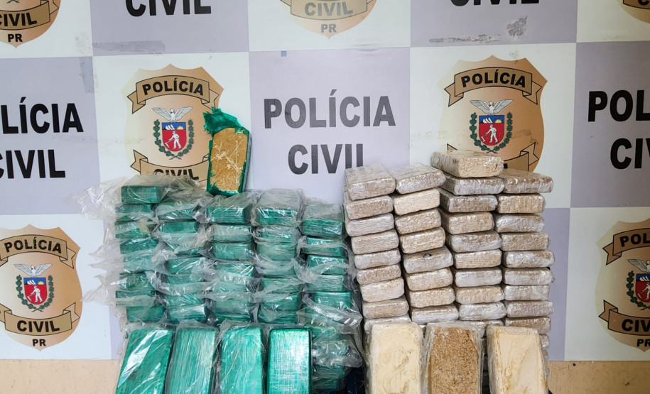 PCPR apreende 120 quilos de drogas em Foz do Iguaçu