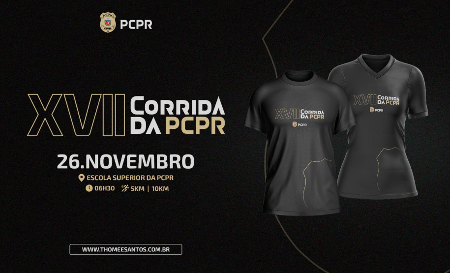 PCPR abre inscrições para corrida em alusão aos 170 anos da instituição