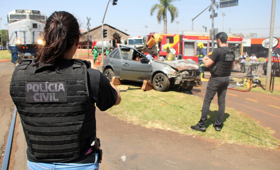 PCPR participa de simulação de acidente em Arapongas
