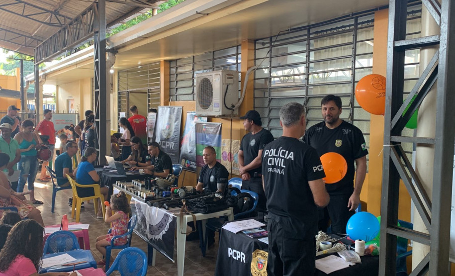 PCPR na Comunidade leva serviços de polícia judiciária para mais de 350 pessoas em Toledo