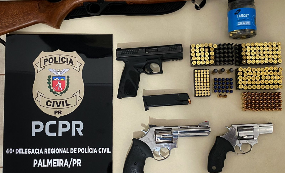 PCPR prende em flagrante homem por posse ilegal de arma de fogo em Palmeira