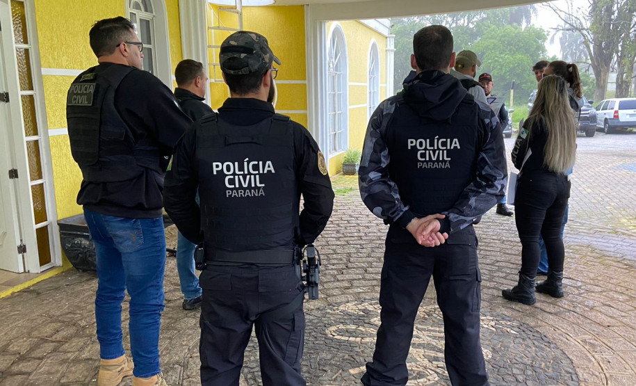 PCPR deflagra operação decorrente da investigação de diversos crimes em Carambeí