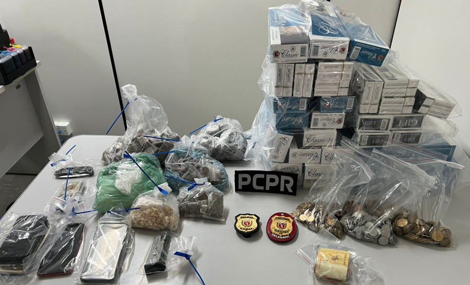 PCPR e PMPR prendem sete pessoas em operação contra o tráfico de drogas na Região Metropolitana