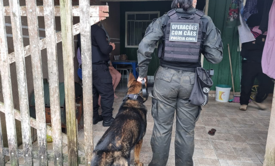 PCPR e PMPR prendem 20 pessoas em operação contra organização criminosa ligada ao tráfico de drogas no Centro de Curitiba