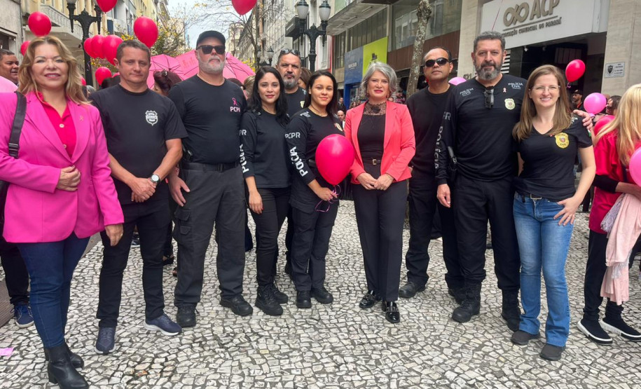 PCPR participa da abertura da campanha do Outubro Rosa